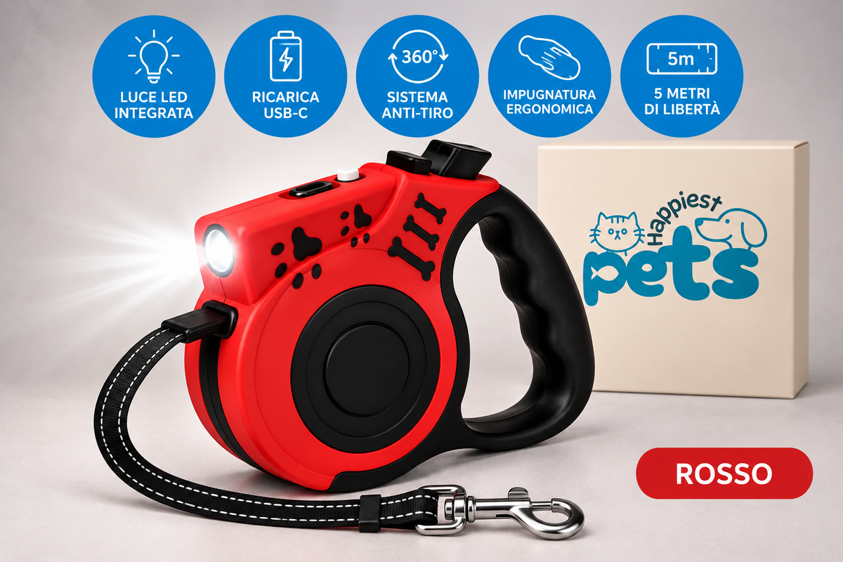 Light-up leash™ - Guinzaglio con luce led integrata