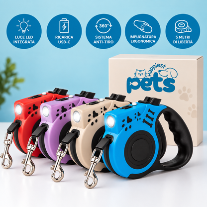 Light-up leash™ - Guinzaglio con luce led integrata